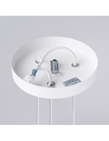 Lampa wisząca PRYSM 3P biała