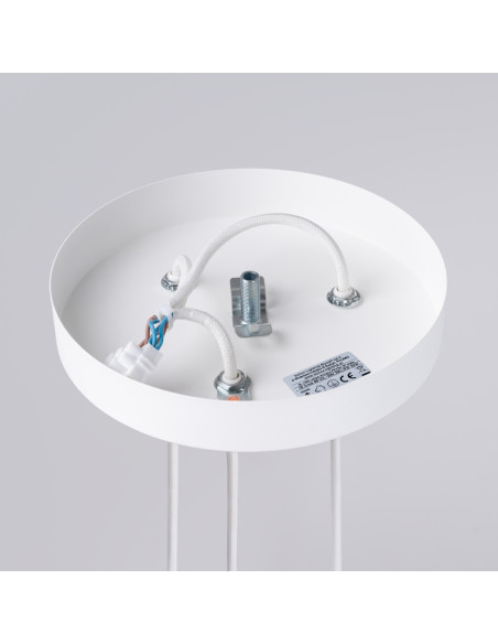 Lampa wisząca PRYSM 3P biała