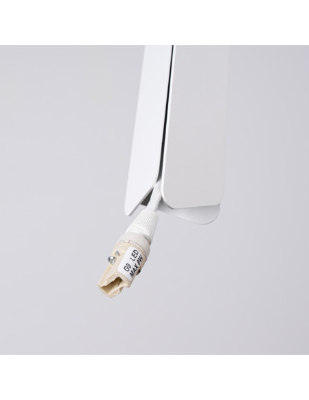 Lampa wisząca PRYSM 3P biała