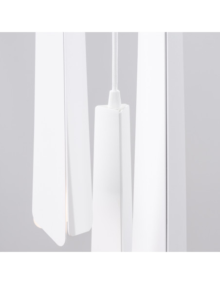 Lampa wisząca PRYSM 3P biała