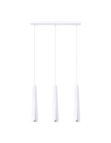 Lampa wisząca PRYSM 3L biała
