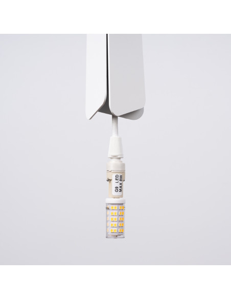 Lampa wisząca PRYSM 3L biała