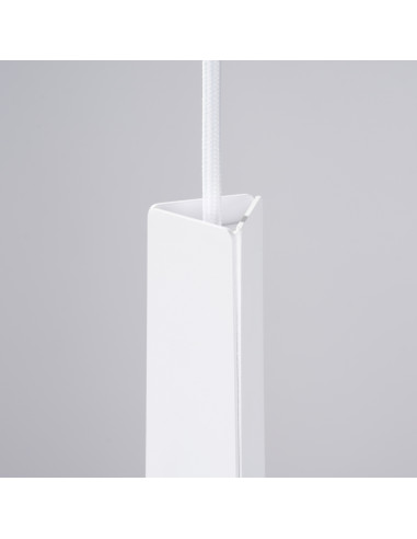 Lampa wisząca PRYSM 3L biała