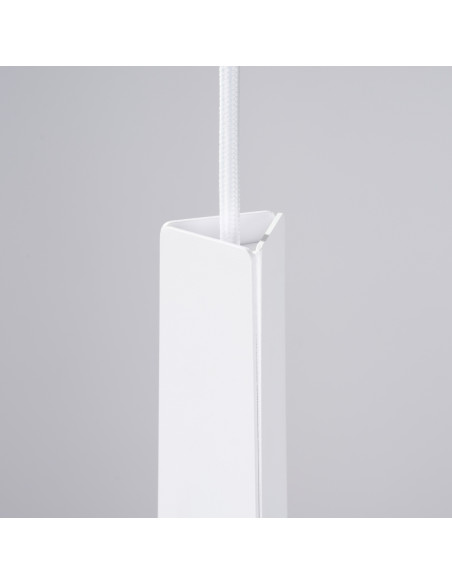 Lampa wisząca PRYSM 3L biała