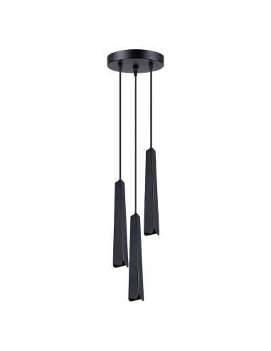 Lampa wisząca PRYSM 3P czarna