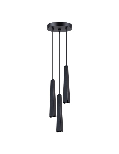 Lampa wisząca PRYSM 3P czarna
