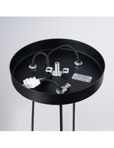 Lampa wisząca PRYSM 3P czarna