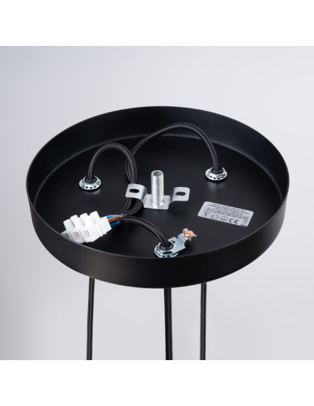 Lampa wisząca PRYSM 3P czarna