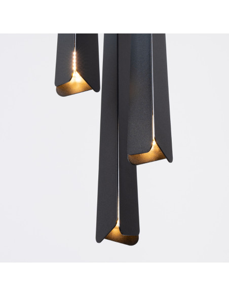 Lampa wisząca PRYSM 3P czarna