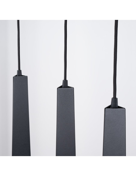 Lampa wisząca PRYSM 3L czarna