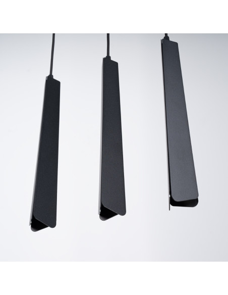 Lampa wisząca PRYSM 3L czarna