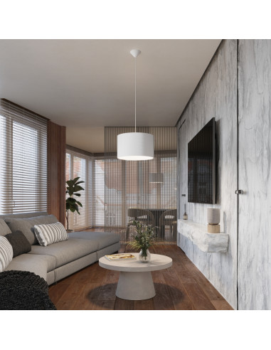 Lampa wisząca NOVA 30 biała