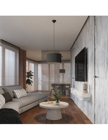 Lampa wisząca NOVA 40 czarna