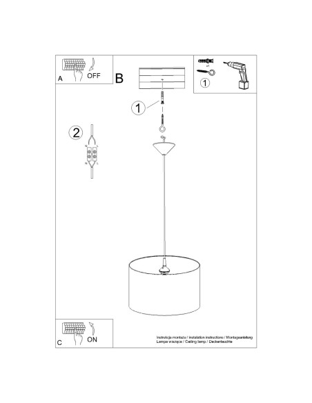 Lampa wisząca FOOTBALL A 40