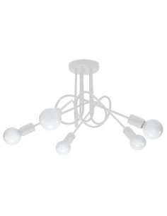 Żyrandol LOOP 5 biały