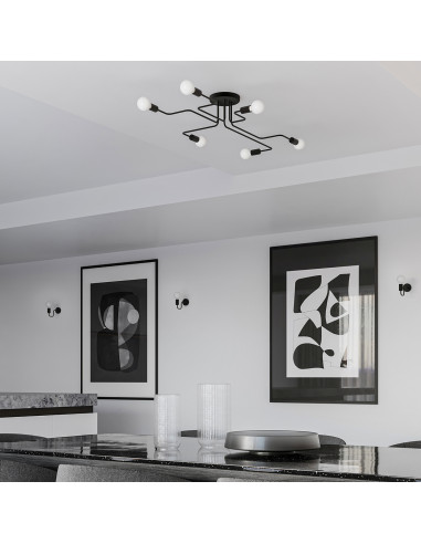 Kinkiet VECTOR czarny