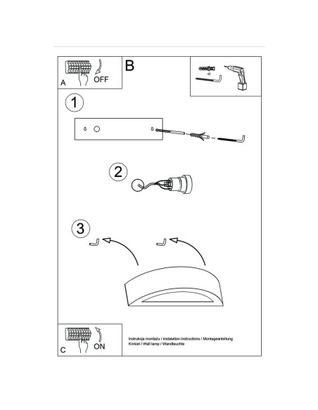 Kinkiet Ceramiczny ATENA 20
