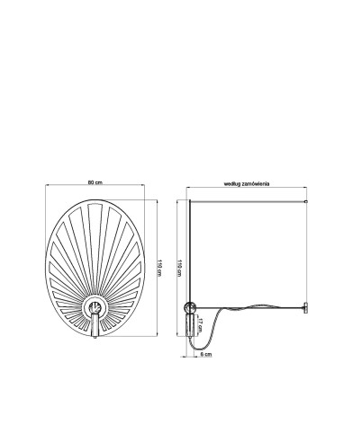 Lampa wisząca LEHDET biała