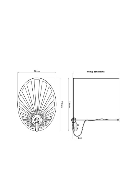 Lampa wisząca LEHDET biała