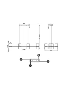 Lampa wisząca KUKKIA czarna