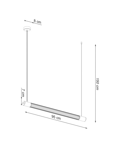 Lampa wisząca VALO czarne