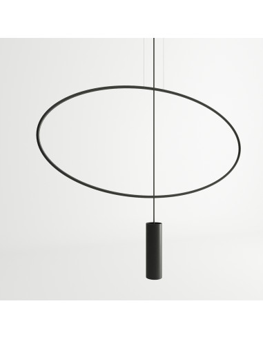 Lampa wisząca HOLAR 1 czarna