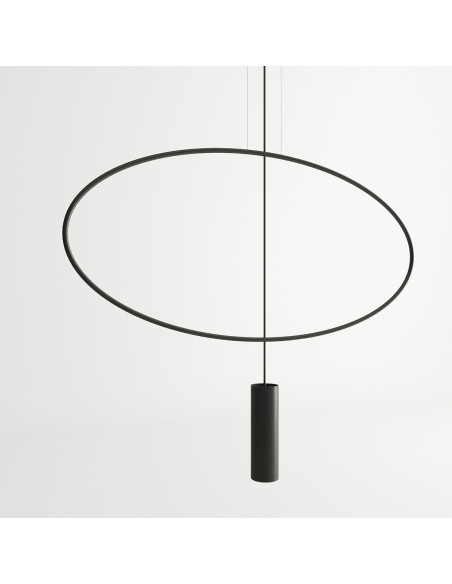 Lampa wisząca HOLAR 1 czarna