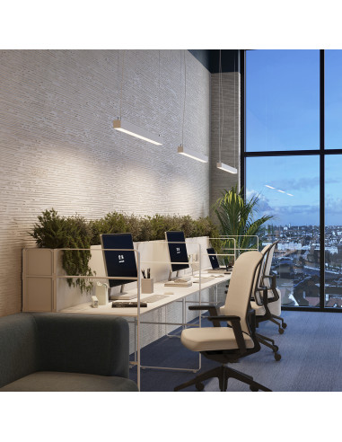 Lampa wisząca PINNE 67 biała 3000K