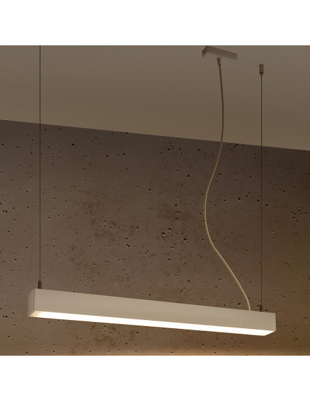 Lampa wisząca PINNE 67 biała 3000K