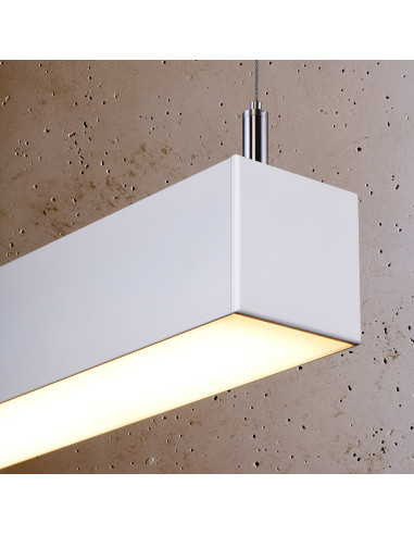 Lampa wisząca PINNE 67 biała 3000K