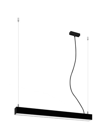 Lampa wisząca PINNE 67 czarna 3000K