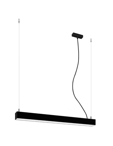Lampa wisząca PINNE 67 czarna 3000K