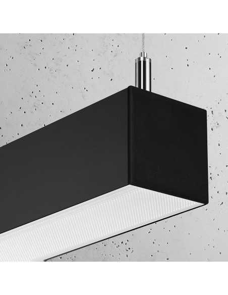 Lampa wisząca PINNE 67 czarna 3000K