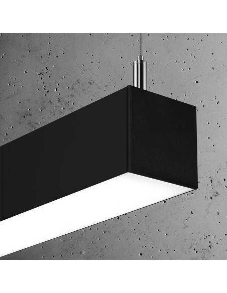 Lampa wisząca PINNE 67 czarna 4000K
