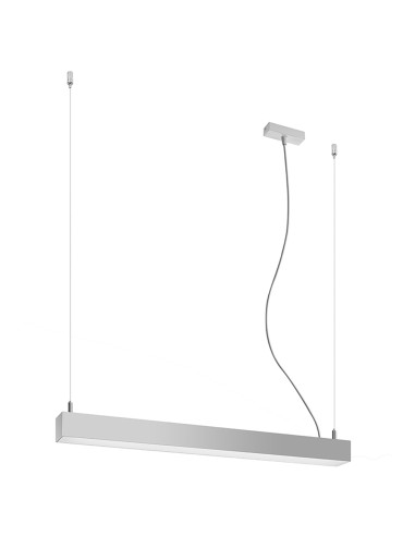Lampa wisząca PINNE 67 szara 4000K