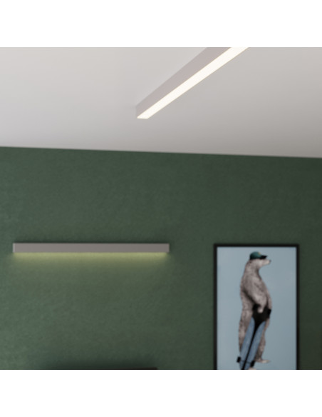 Kinkiet PINNE 67 szary 4000K