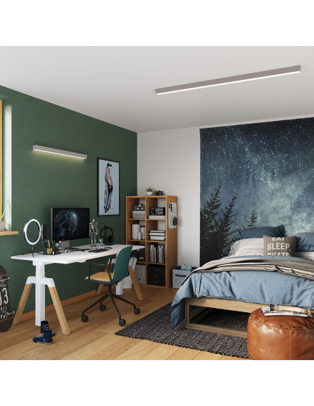 Kinkiet PINNE 67 szary 4000K