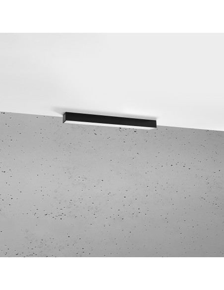 Plafon PINNE 67 czarny 3000K