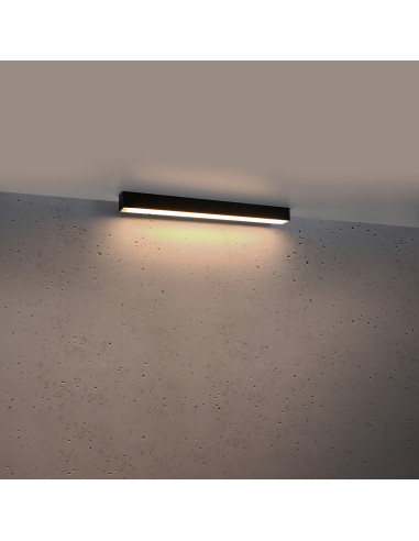 Plafon PINNE 67 czarny 3000K