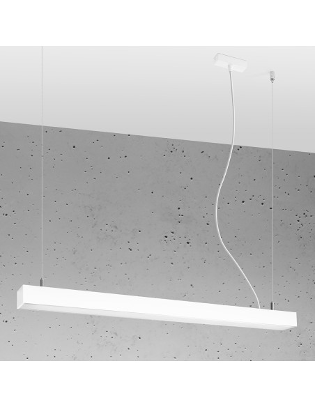 Lampa wisząca PINNE 90 biała 3000K