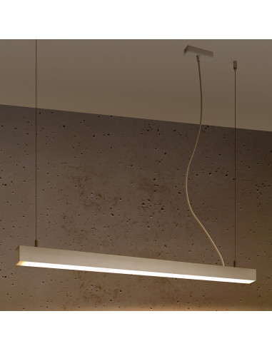 Lampa wisząca PINNE 90 biała 3000K