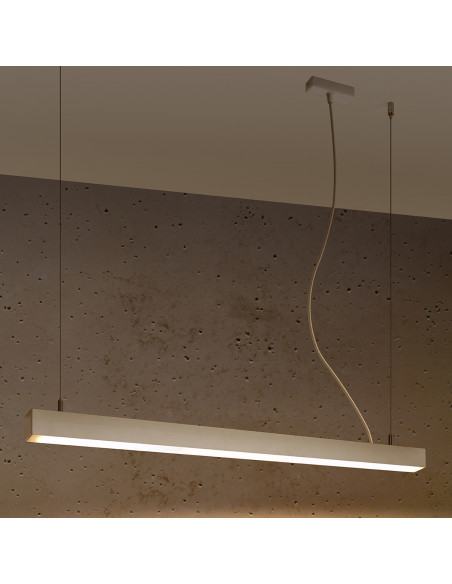 Lampa wisząca PINNE 90 biała 3000K