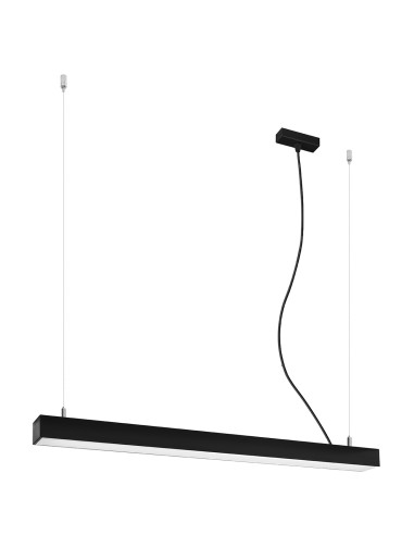 Lampa wisząca PINNE 90 czarna 4000K