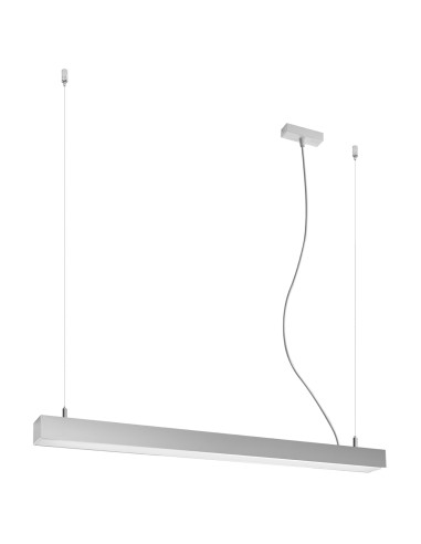 Lampa wisząca PINNE 90 szara 4000K