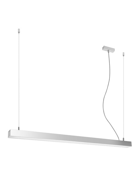 Lampa wisząca PINNE 117 szara 3000K