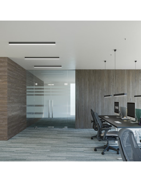 Lampa wisząca PINNE 117 szara 3000K