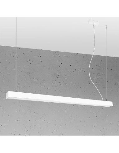 Lampa wisząca PINNE 117 biała 4000K