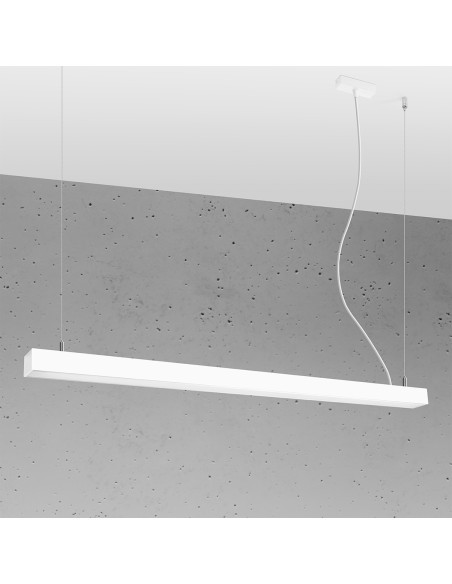 Lampa wisząca PINNE 117 biała 4000K