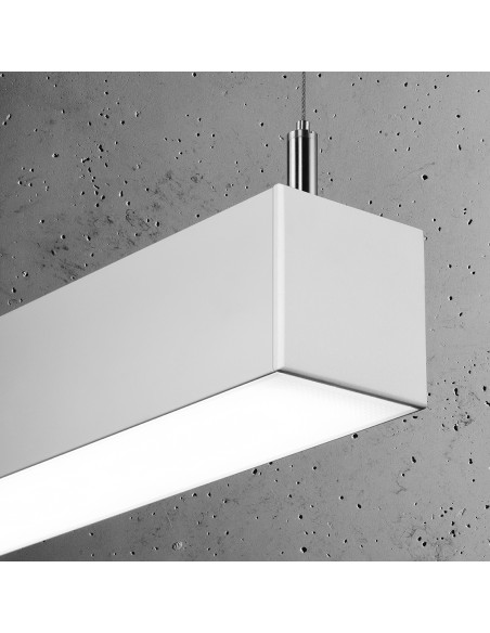 Lampa wisząca PINNE 117 biała 4000K