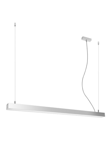 Lampa wisząca PINNE 117 szara 4000K